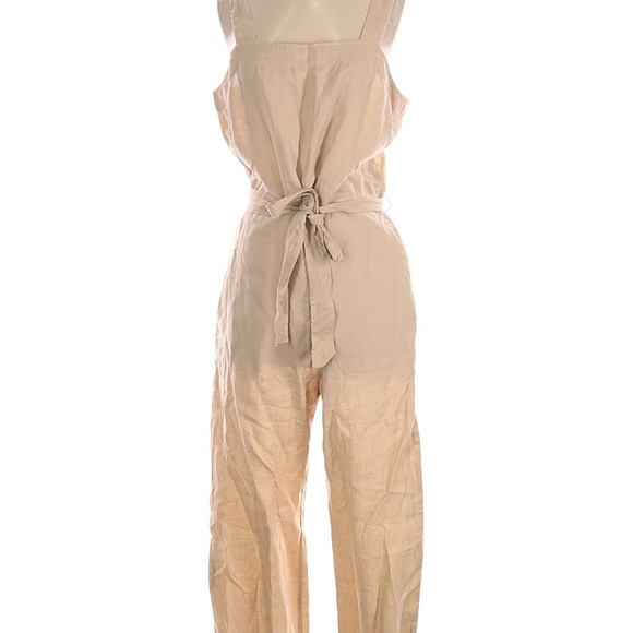 Quince 100% European Linen Jumpsuit in Flax Large - Picture 2 of 7